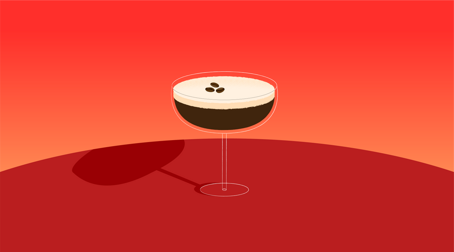 Non-alcoholic Espresso Martini cocktail recipe