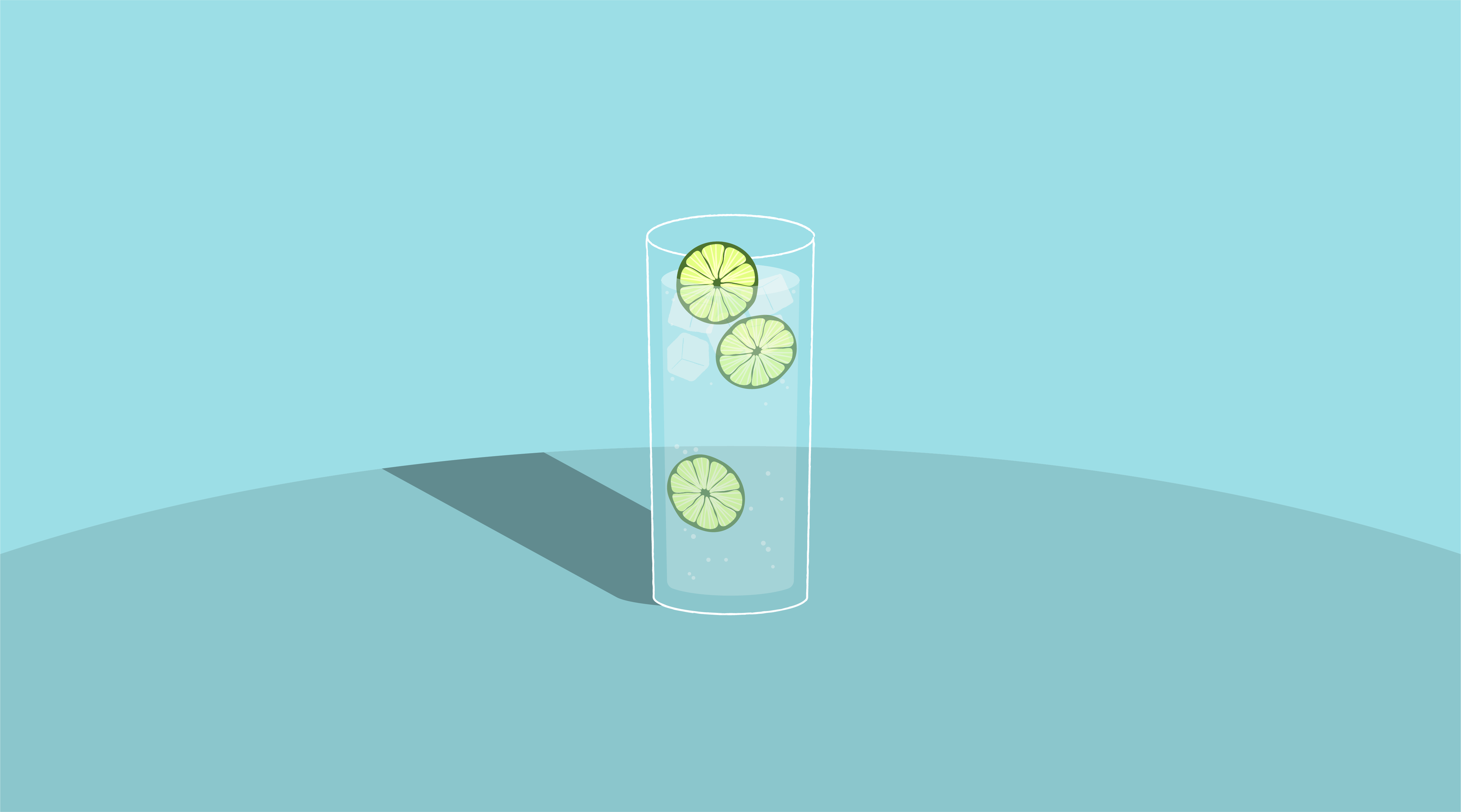Non alcoholic gin & tonic