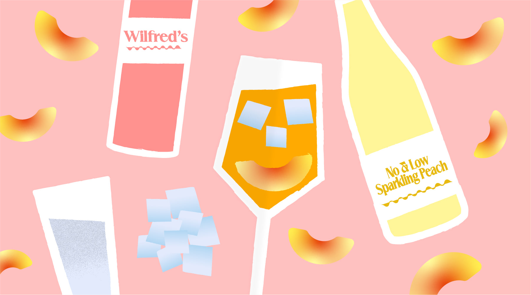 non-alcoholic peach spritz cocktail recipe