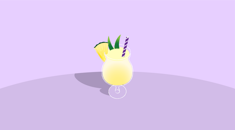 Non-alcoholic Piña Colada mocktail recipe