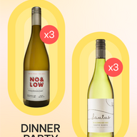 "Dinner Party Whites" - Best Non-Alcoholic White Wines (6-Pack)