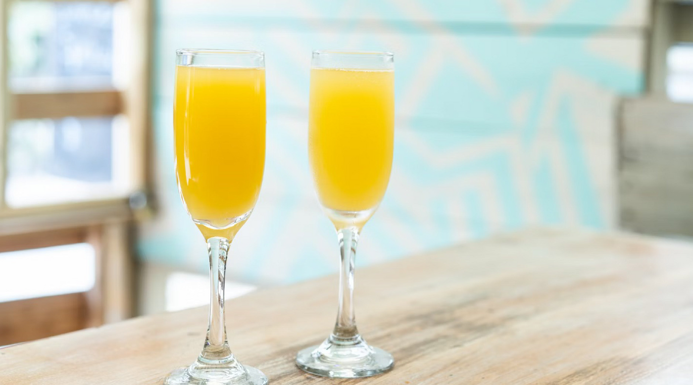 Non alcoholic mimosa mocktail recipe