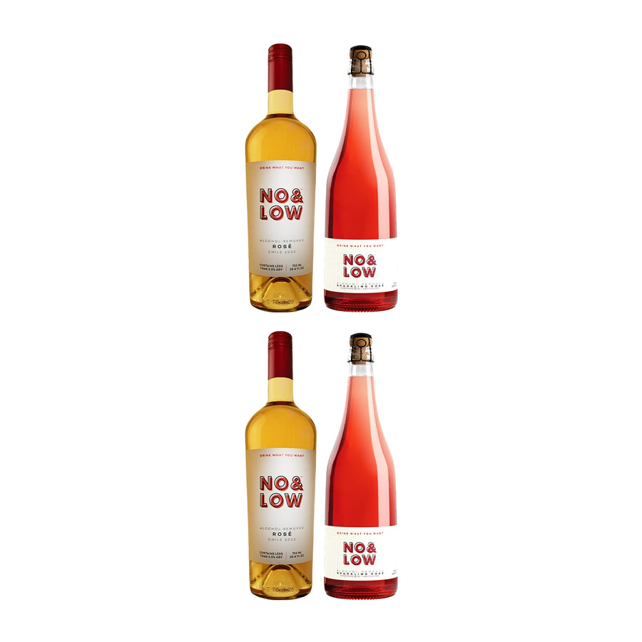 "Rosé All Day" Non-Alcoholic Rosé Wines (4-Pack)