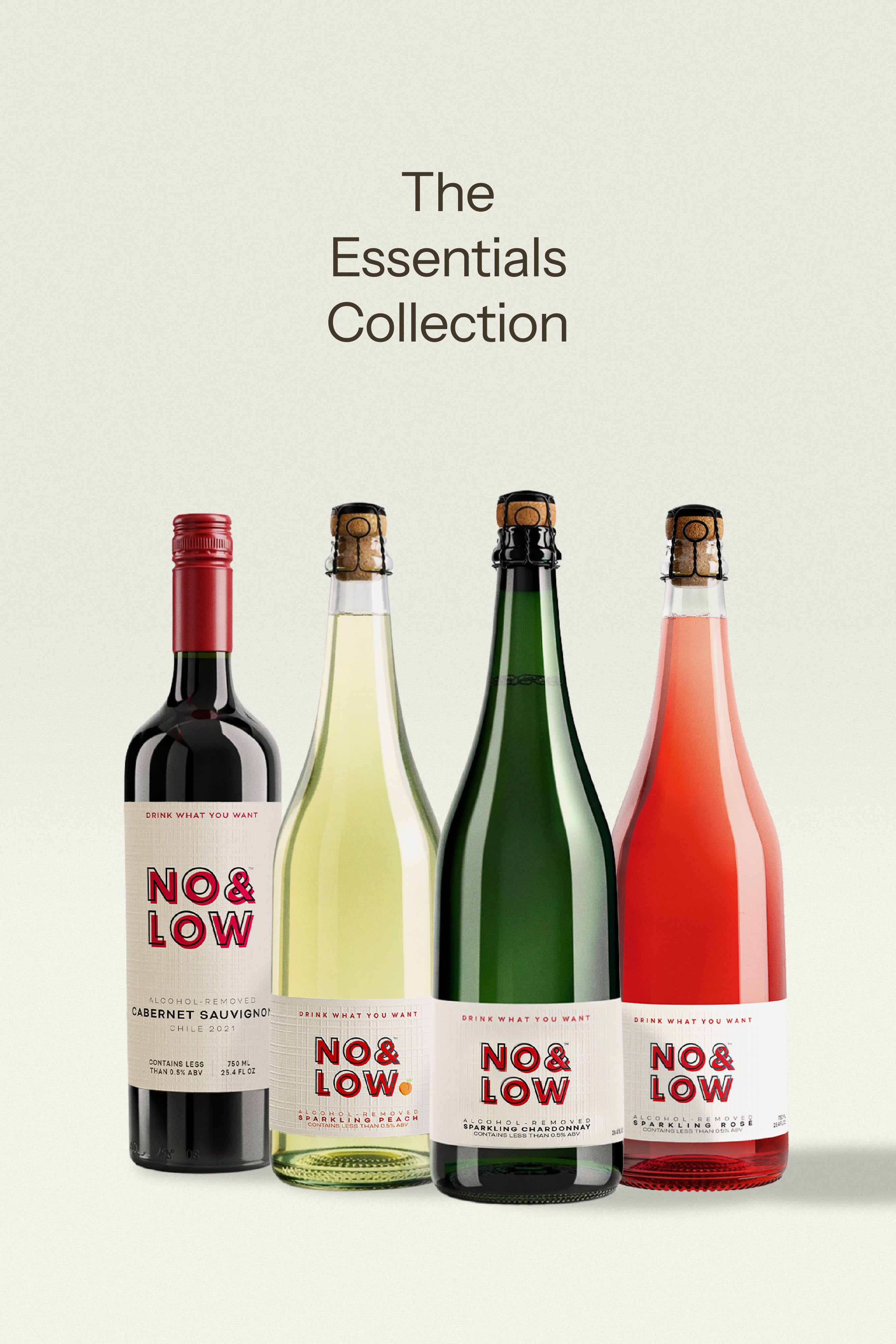 Non-Alcoholic Wine Essentials 4 pack | Premium Collection · No & Low