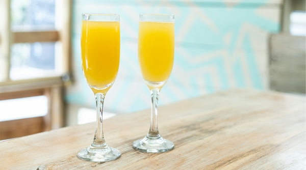 Non-alcoholic mimosa recipe
