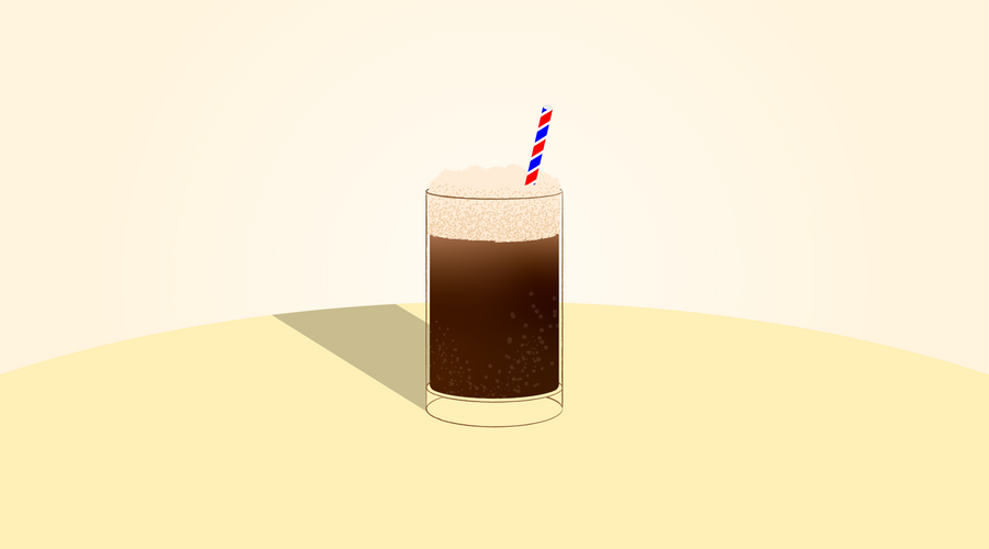 No & Low non-alcoholic root beer float recipe