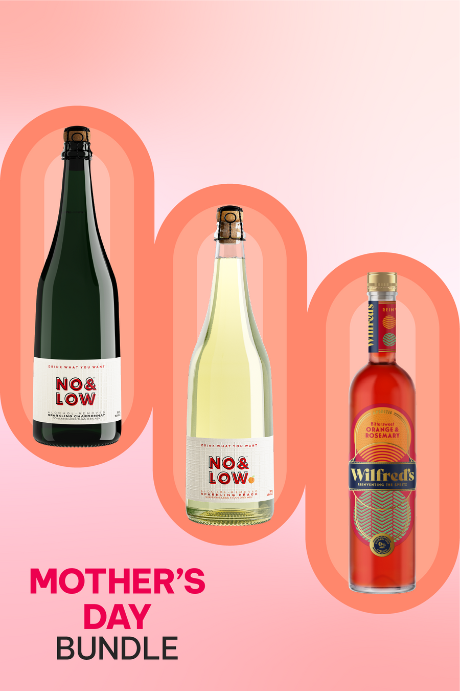 Non alcoohlic wines bundle Mother's Day gifts