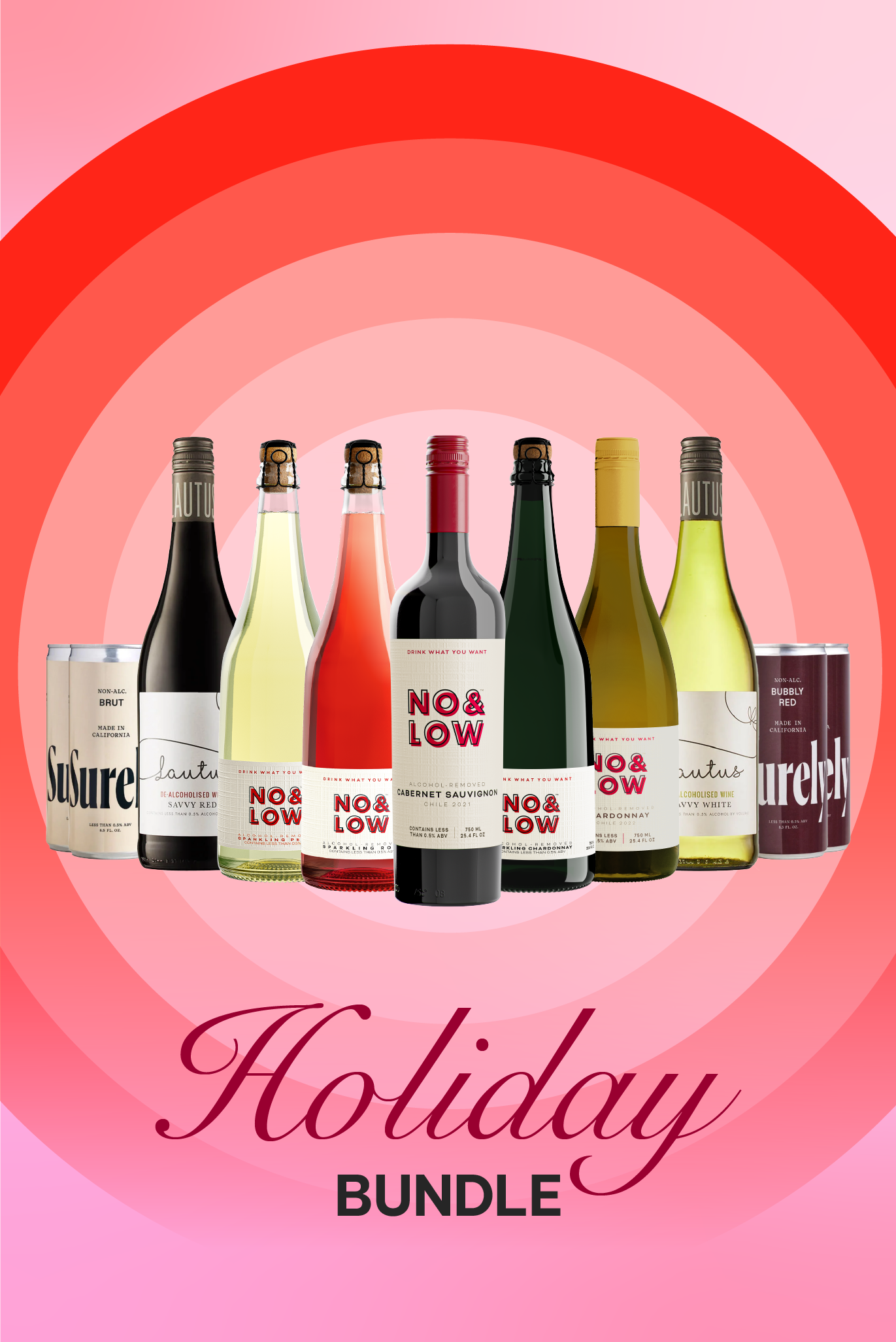 No & Low Holiday Wine Bundle