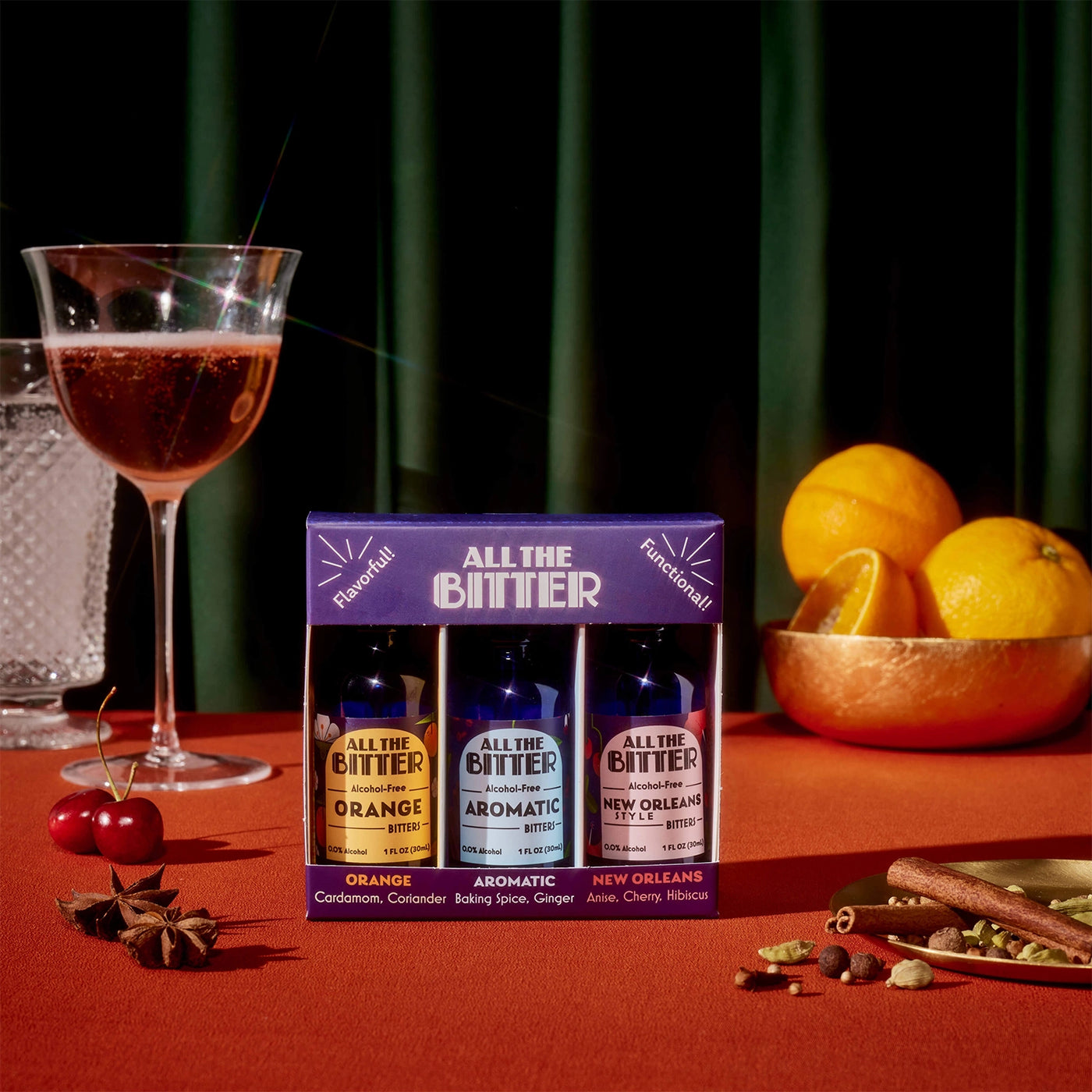 All the bitter non-alcoholic bitters