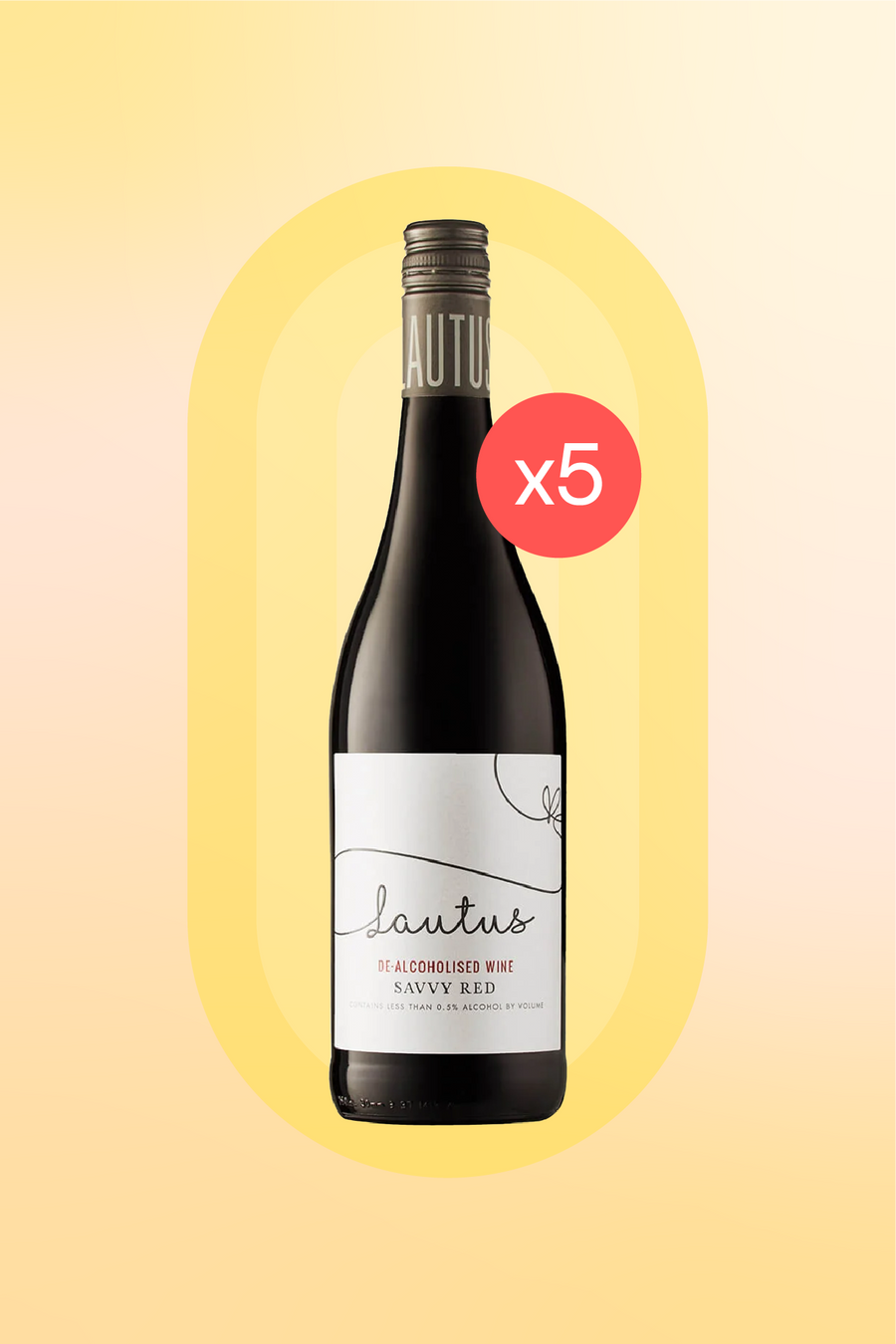 Lautus Non-Alcoholic Savvy Red wine 