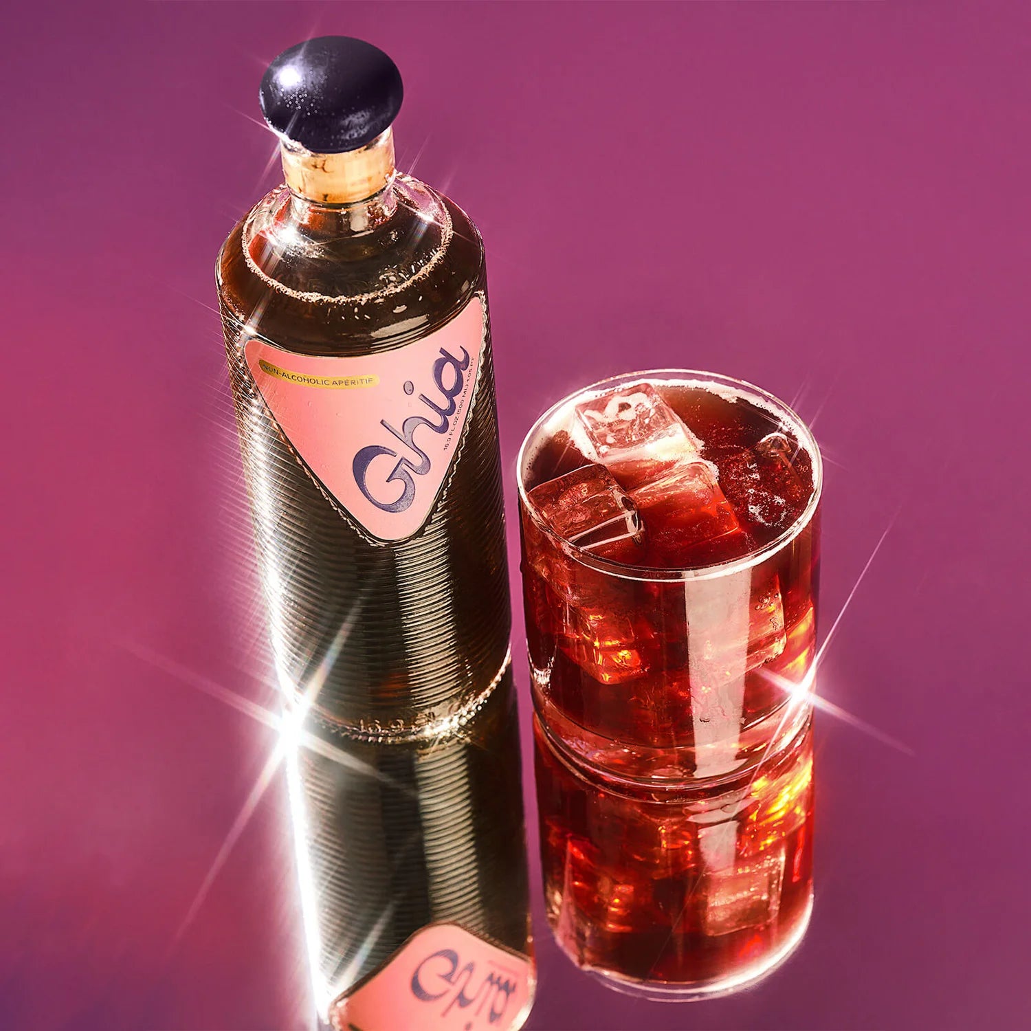 Ghia Berry non-alcoholic aperitif cocktail