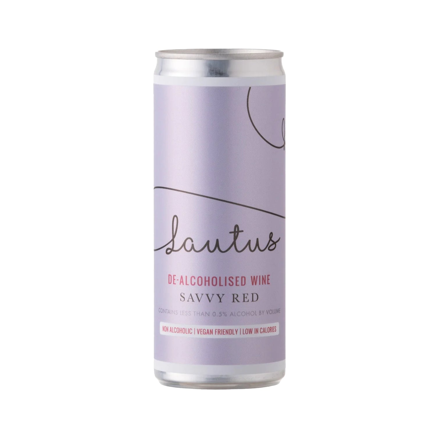 Lautus non-alcoholic red wine in can