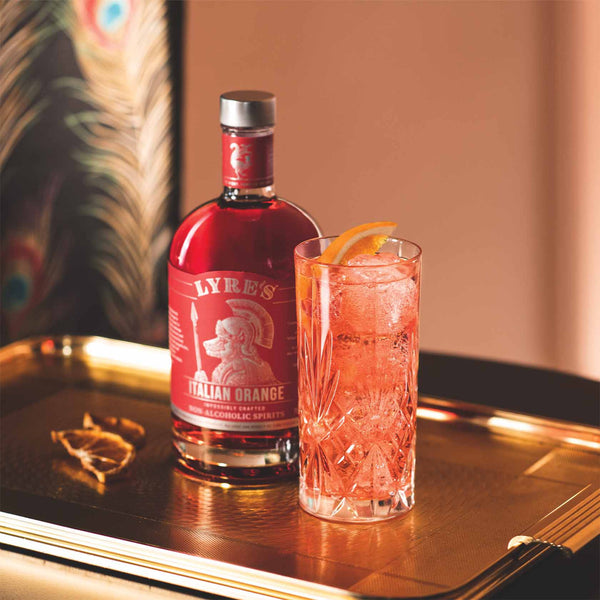 Lyre's non-alcoholic Campari orange & Tonic cocktail