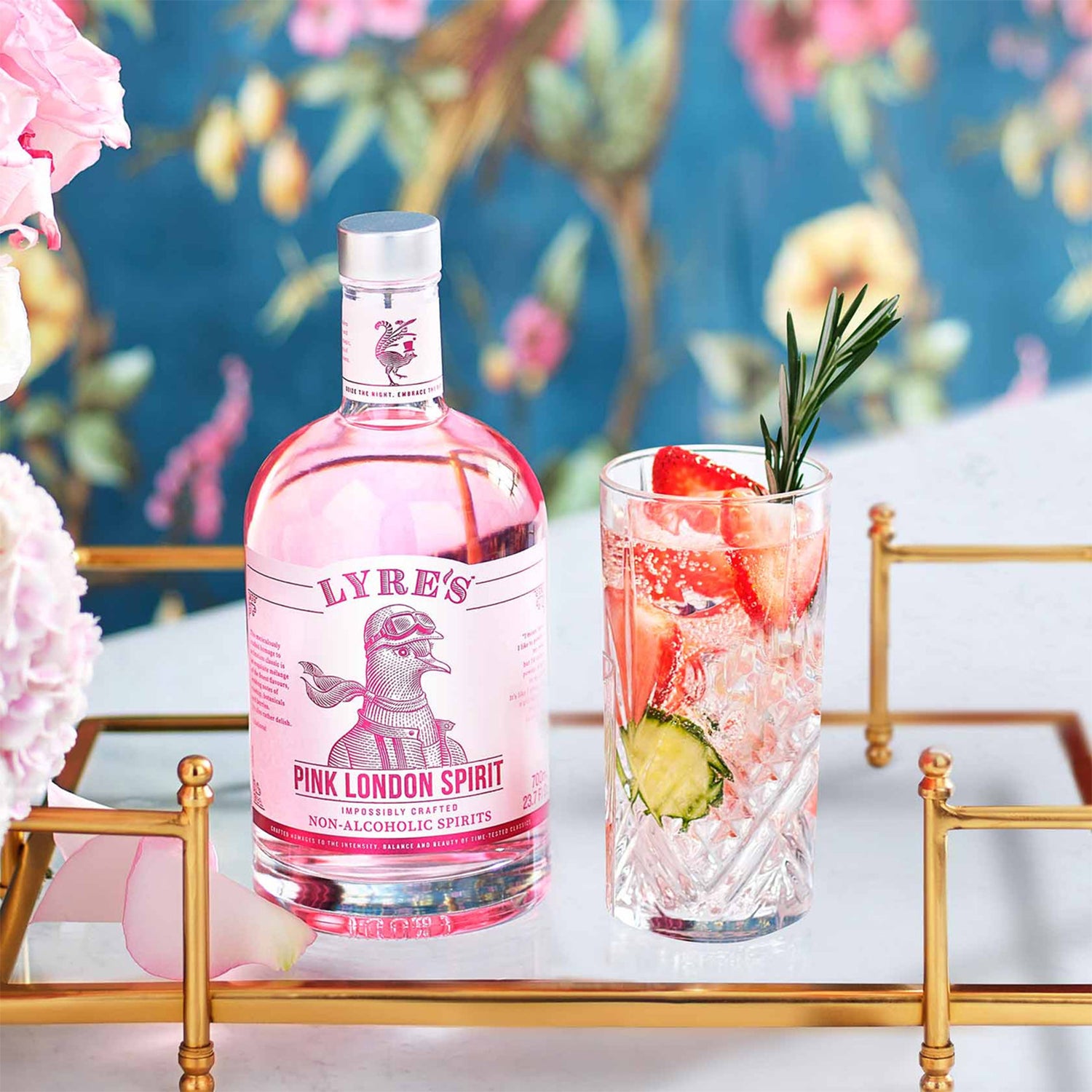 Lyre's non-alcoholic pink gin & tonic