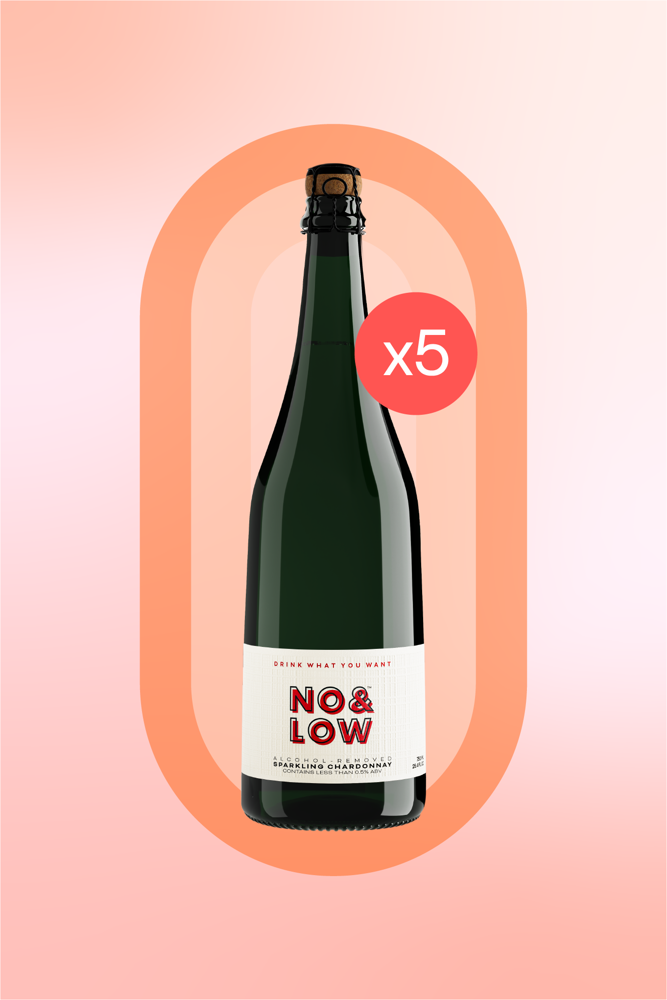 No & Low non-alcoholic sparkling chardonnay