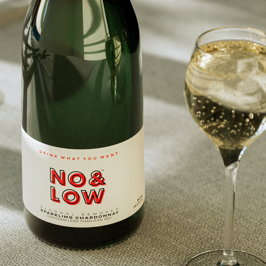 No & Low non-alcoholic sparkling chardonnay