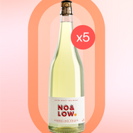 No & Low Sparkling Peach non-alcoholic fruit wine