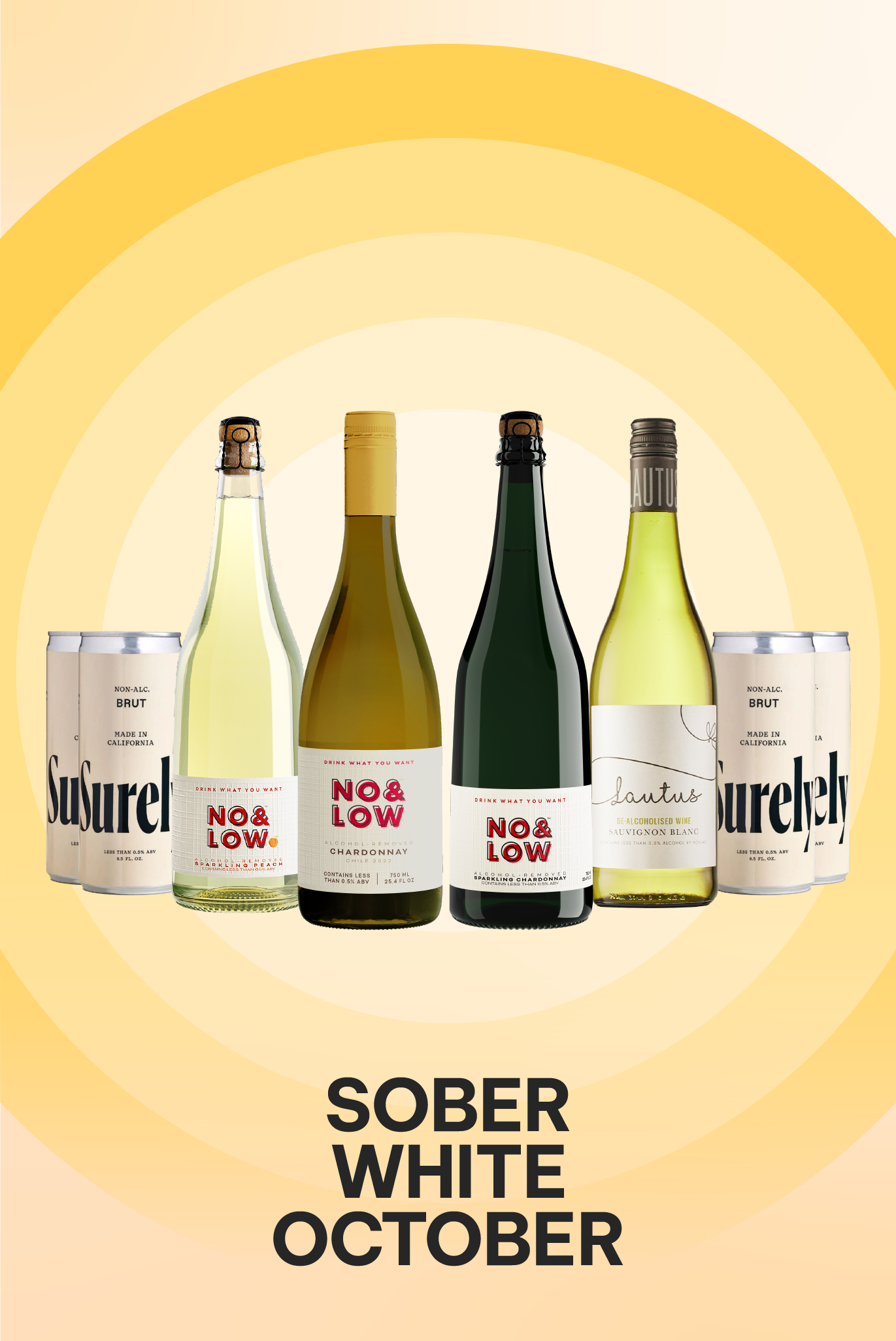 No & Low Sober White October bundle