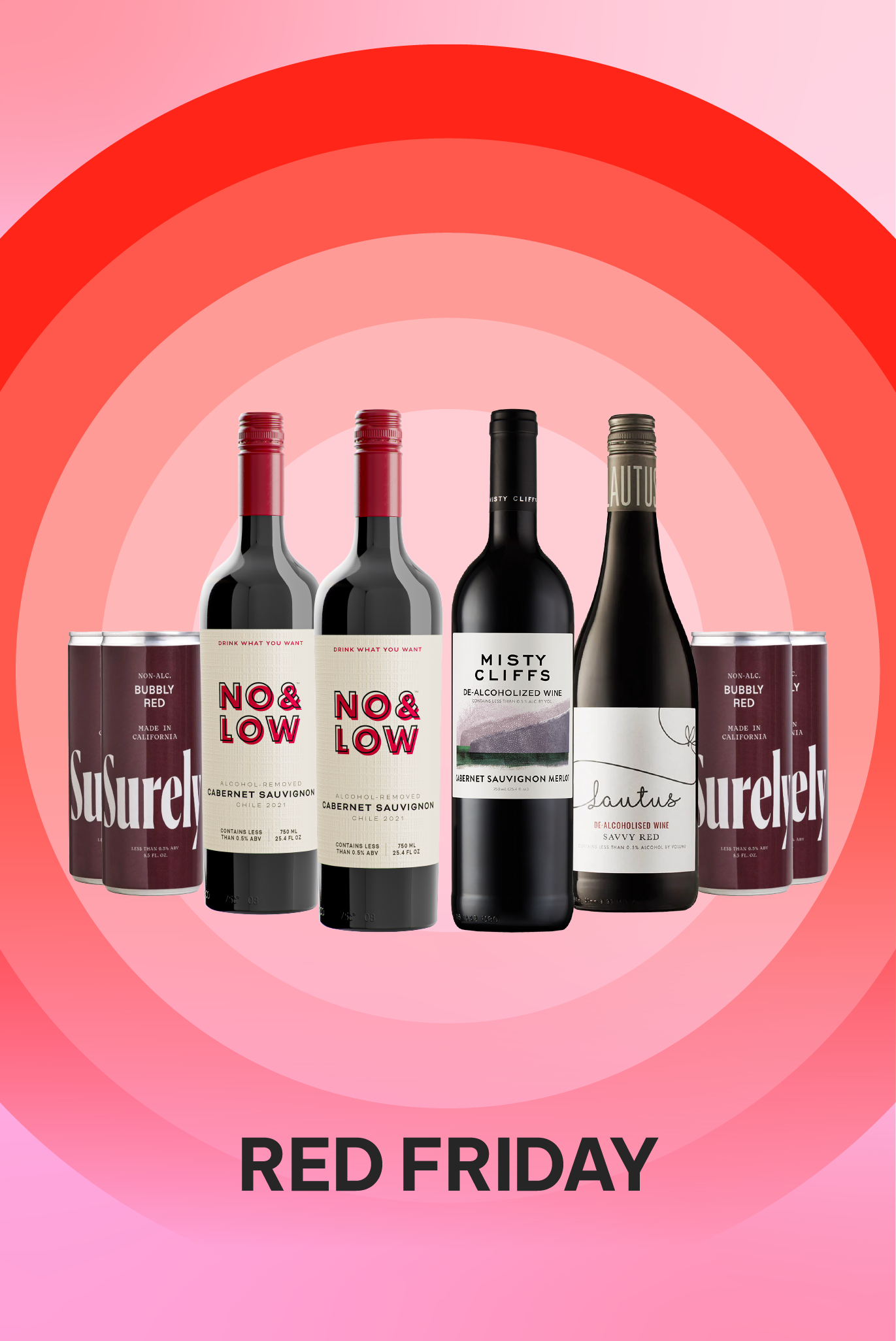 No & Low red wine bundle