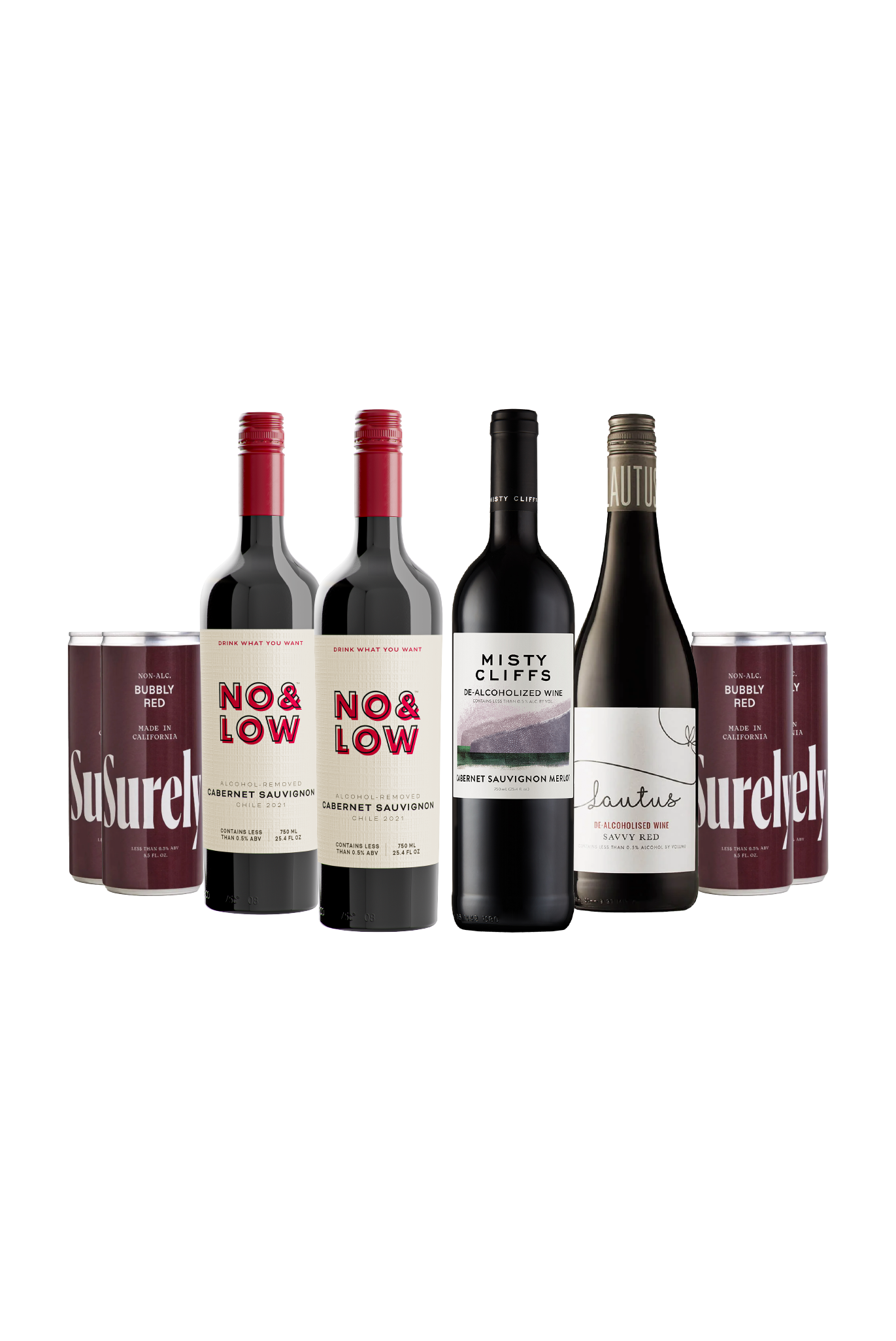 No & Low red wine bundle