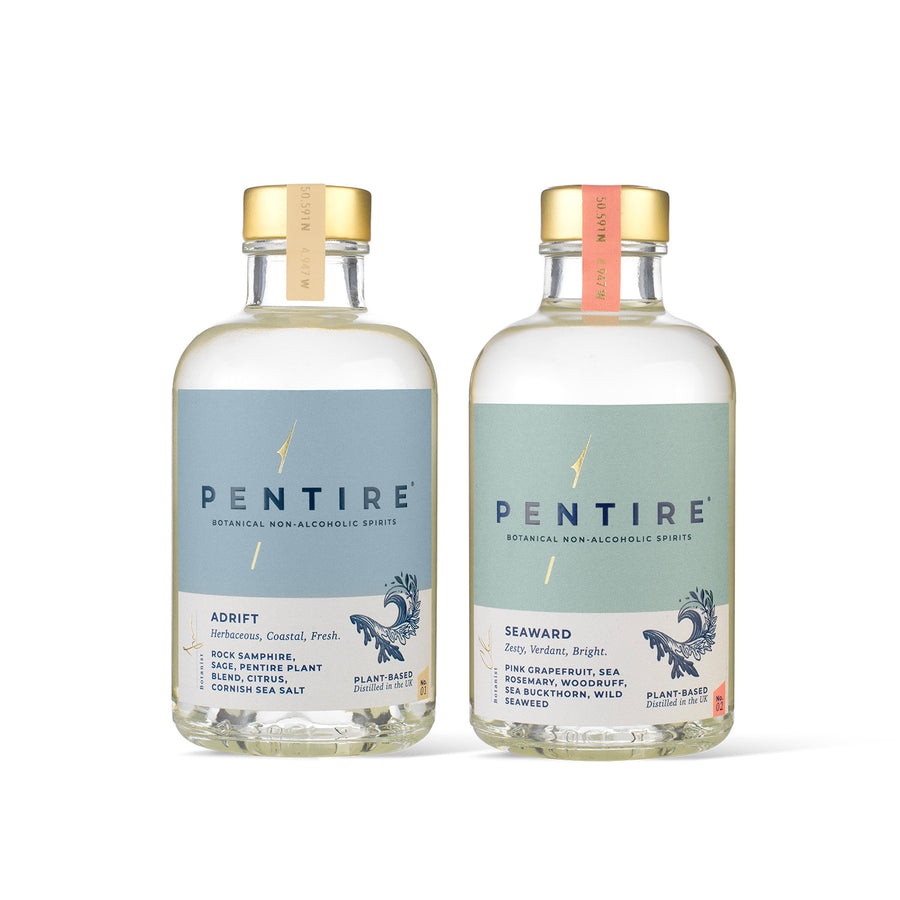 Non-alcoholic gin alternative Pentire mini bottles