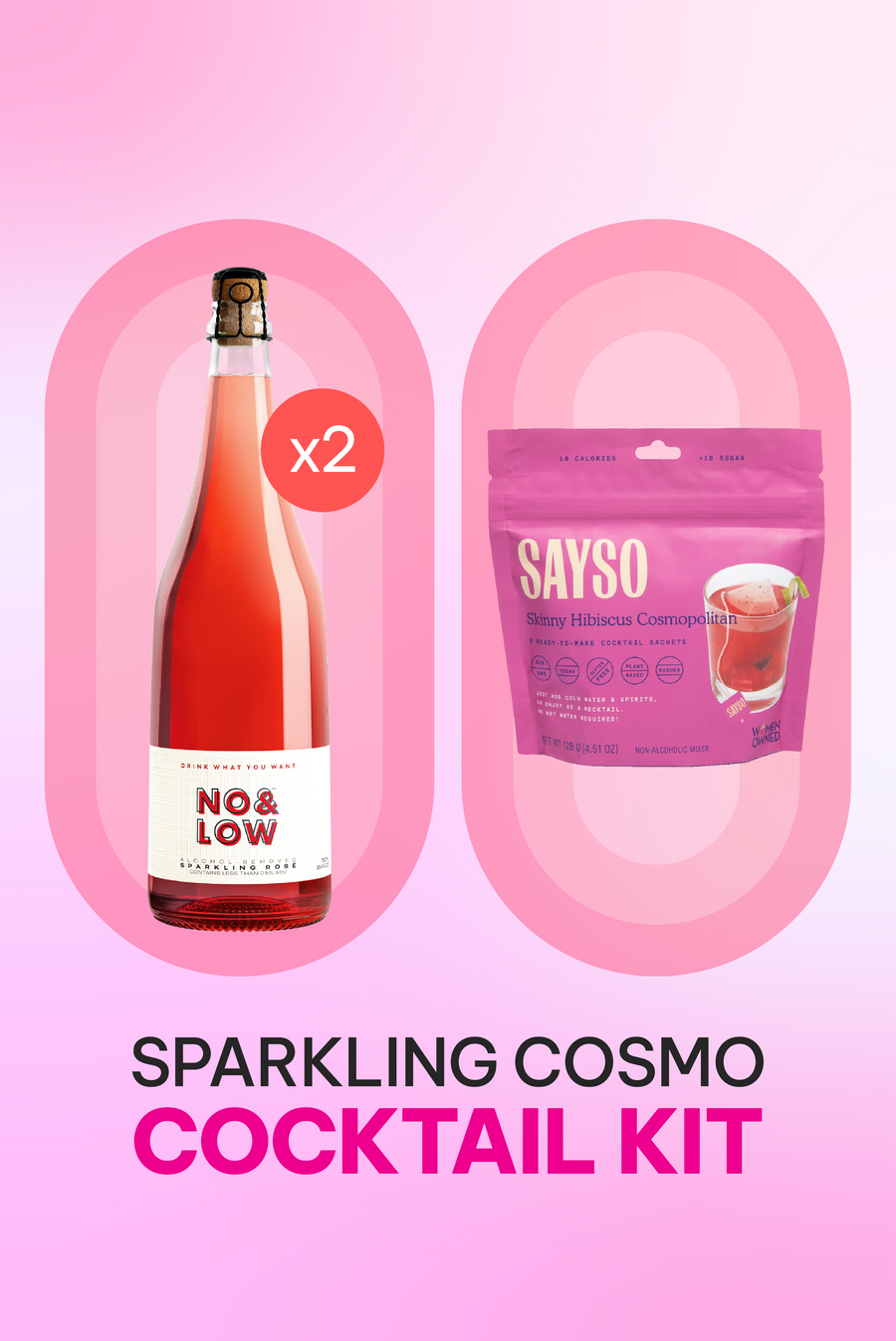 Sparkling Cosmo Cocktail Kit