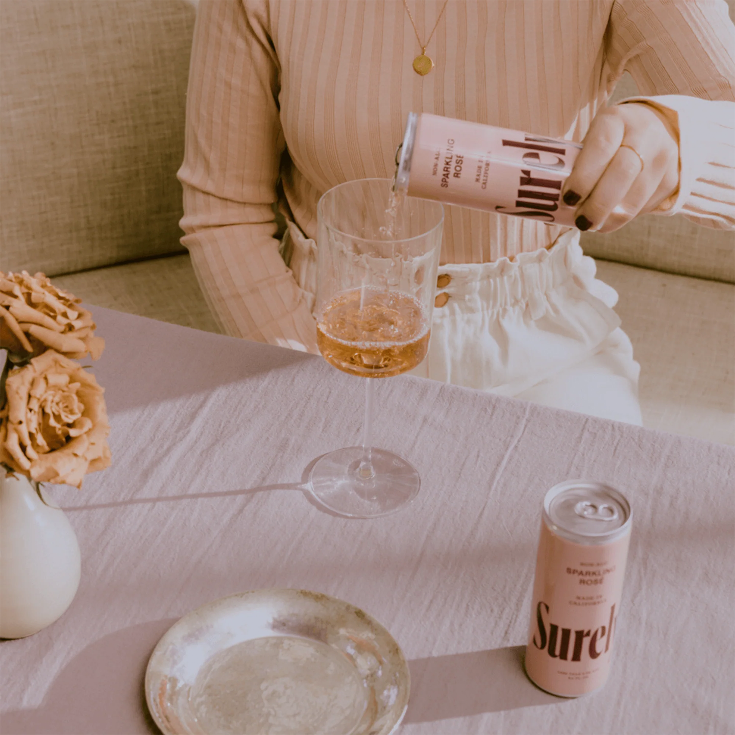 Surely Non-Alcoholic Sparkling Rosé