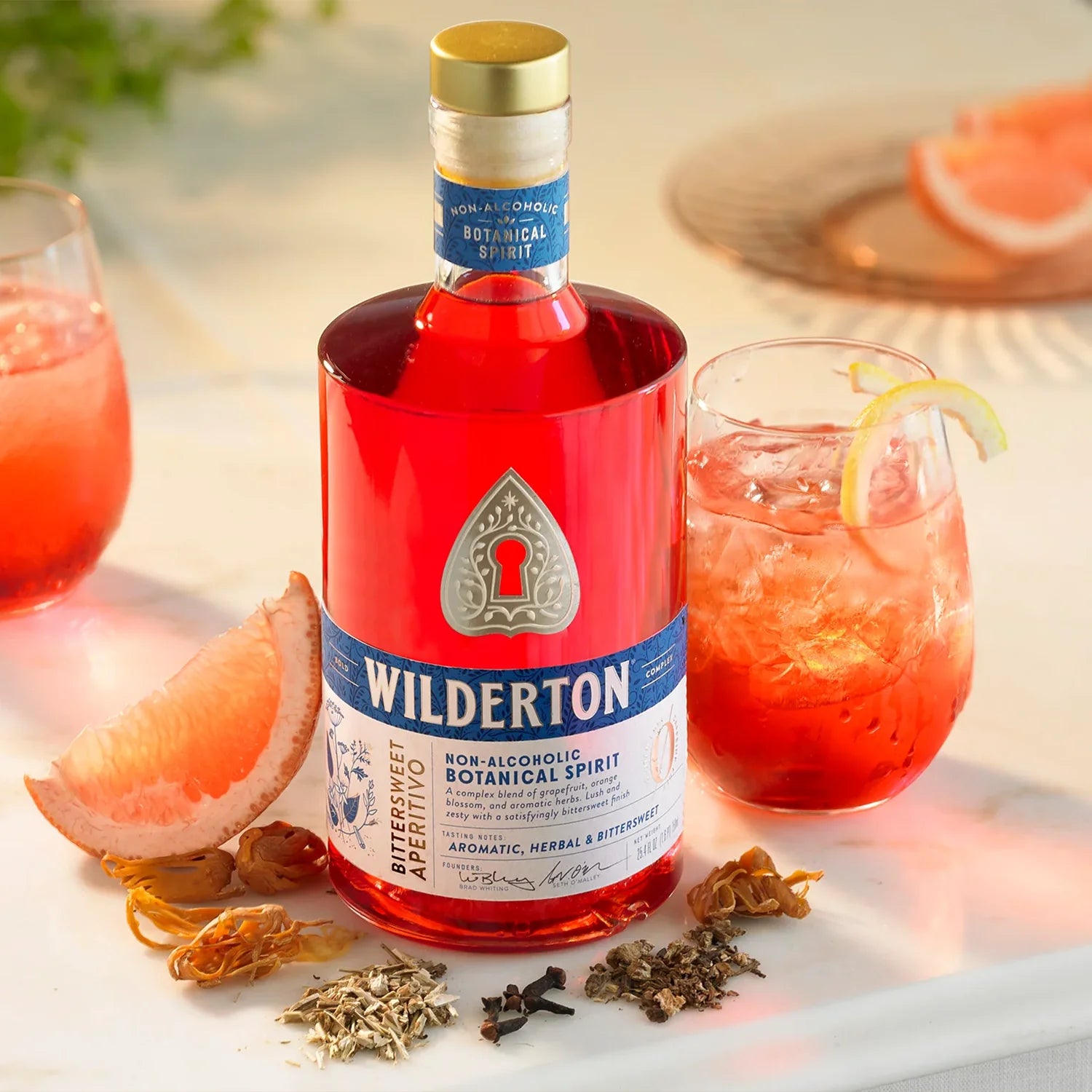 Wilderton non-alcoholic Aperol aperitif